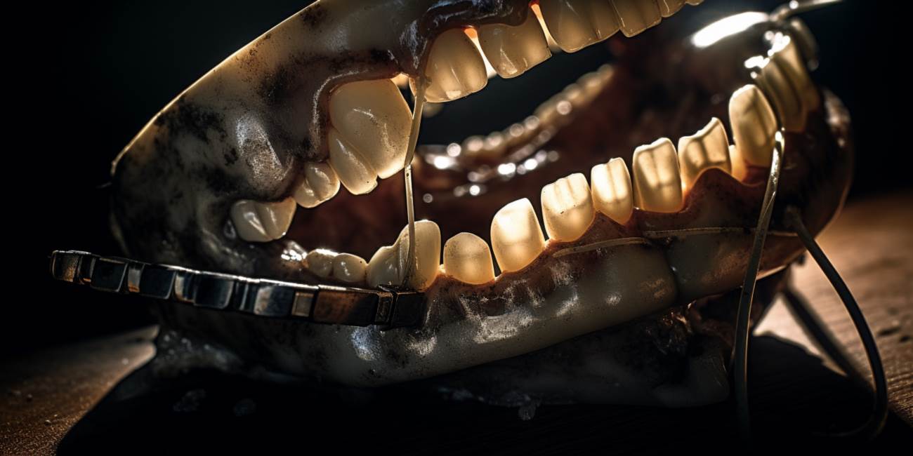 Próchnica między zębami